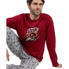 Pijama de Hombre Invierno DISNEY Animal Bang