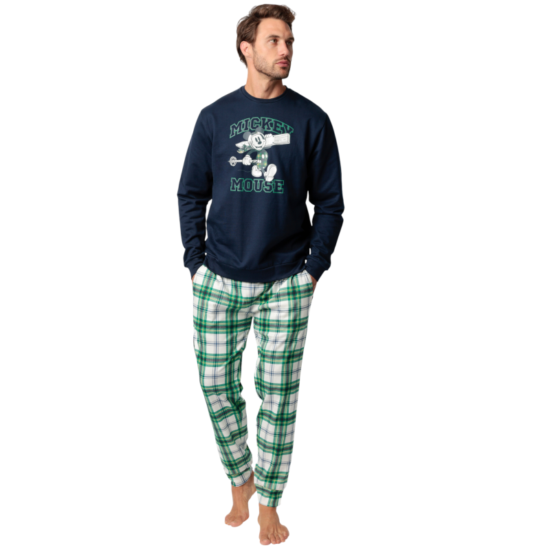 Pijama de Hombre Invierno DISNEY Mickey Mouse Esquí
