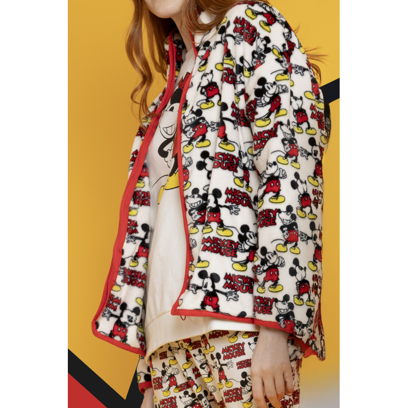 Bata de Mujer Invierno DISNEY Mickey Mouse Rojo