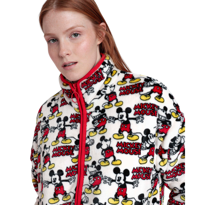 Bata de Mujer Invierno DISNEY Mickey Mouse Rojo