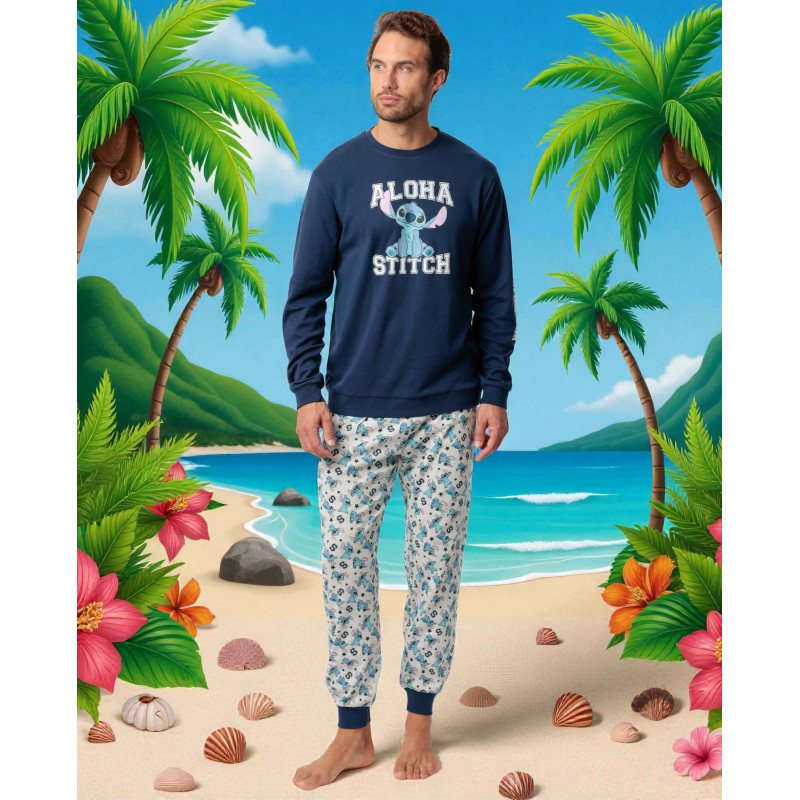 Pijama de Hombre Invierno DISNEY Stitch