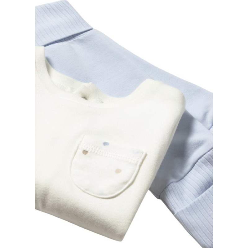 Chándal con camiseta recién nacida MAYORAL Cielo