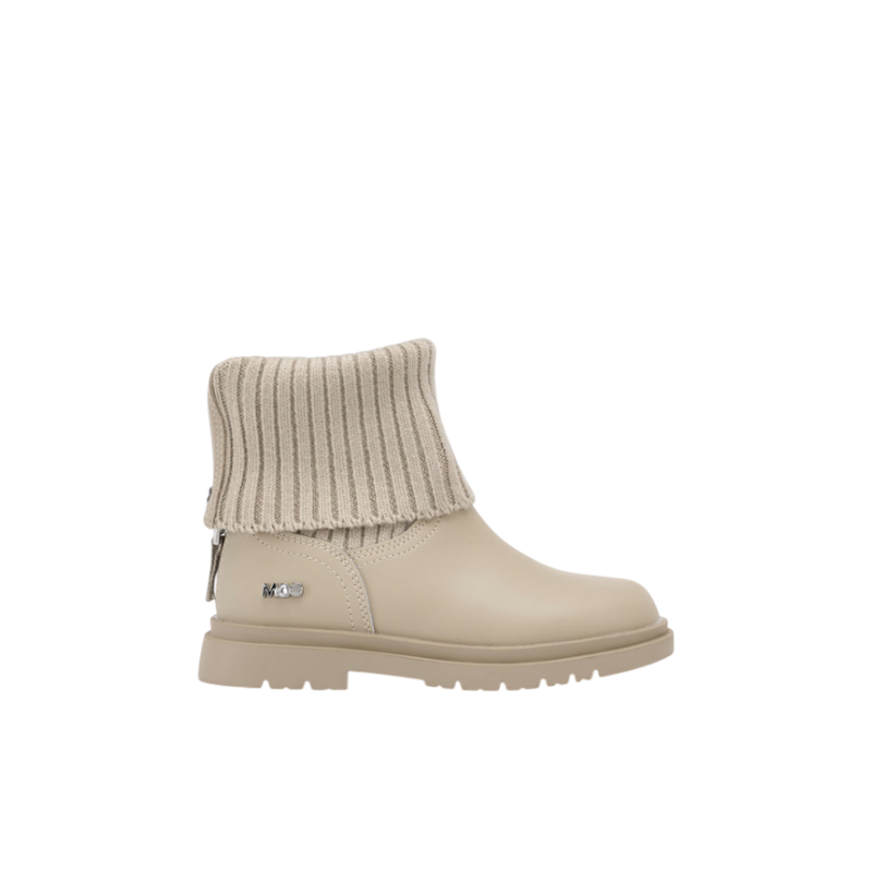 Botín biker piel tricot niña MAYORAL Arena