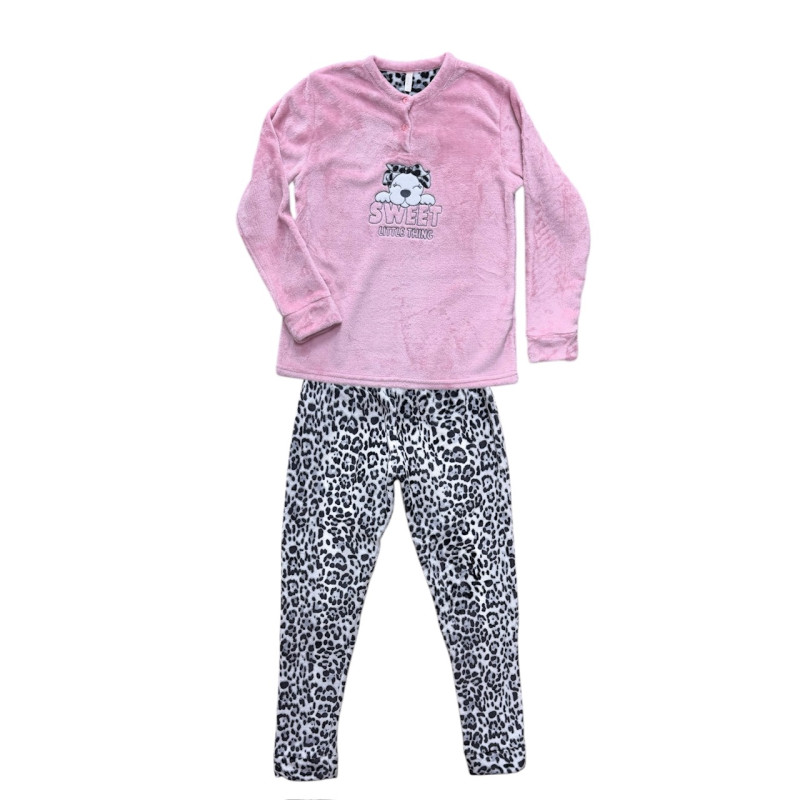Pijama Mujer Coralina Pantalón Animal Print