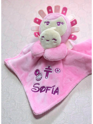 Dou Dou Pilarín Rosa Bordado con Nombre 2