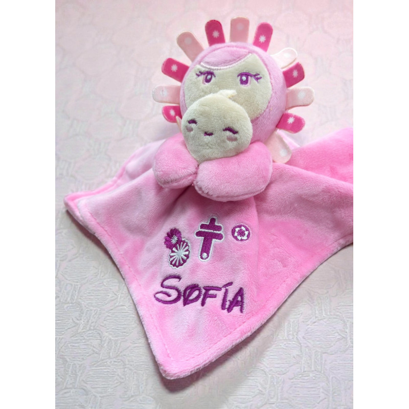 Dou Dou Pilarín Rosa Bordado con Nombre
