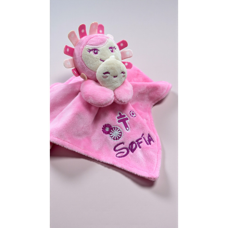 Dou Dou Pilarín Rosa Bordado con Nombre