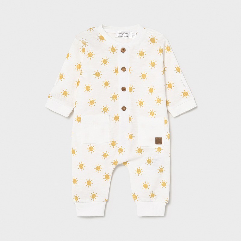 Pyjama with pockets Newborn MAYORAL Color Lemon