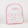 Mochila Guardería Estrellas Rosa Personalizada