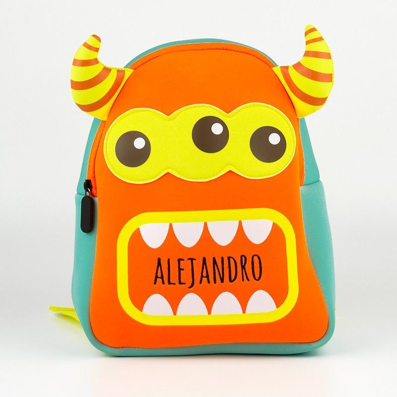 Mochila neopreno Neón Monster personalizada