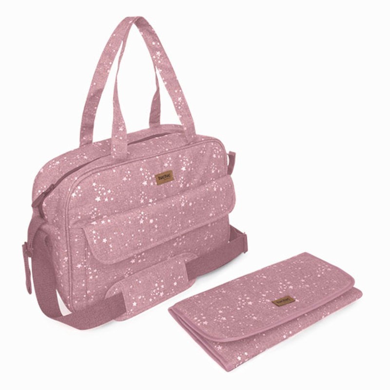 Bolso Maternal + Cambiador TUC TUC  WEEKEND ROSA