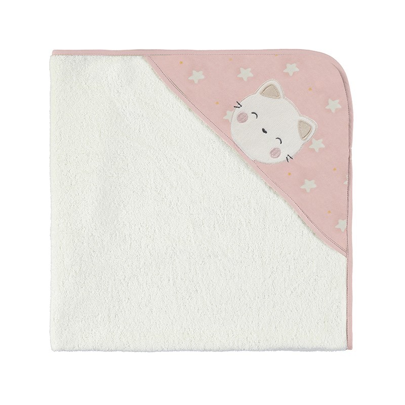 Toalla Capa de Baño Animalitos Bebé MAYORAL Dusty Pink