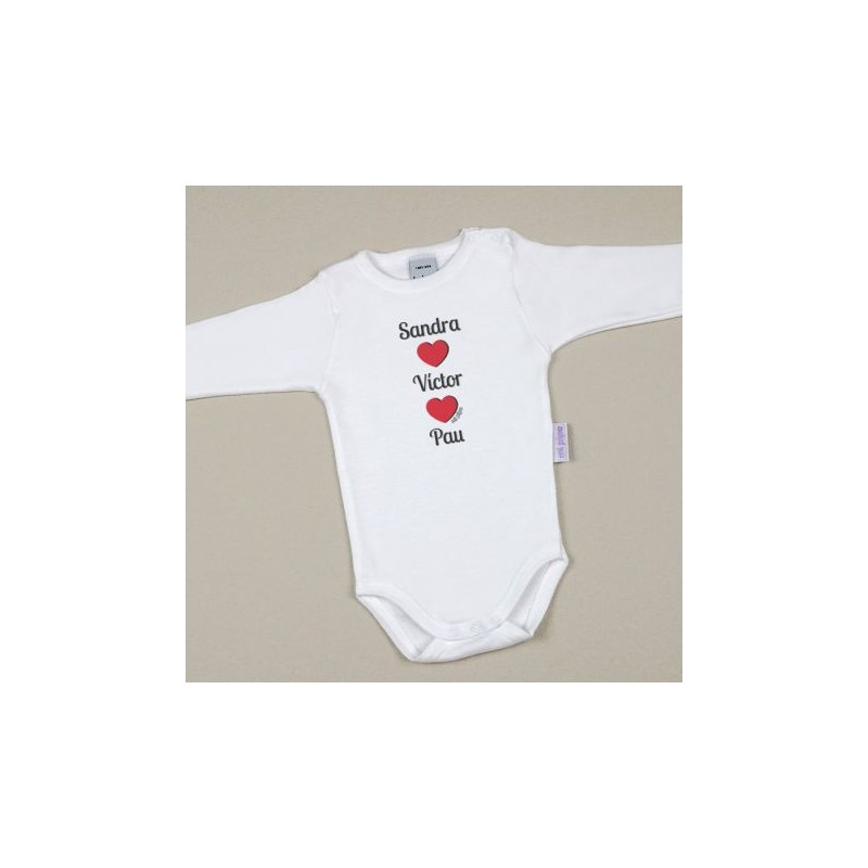 Body Baby Personalized with Name Mom + Dad + Baby