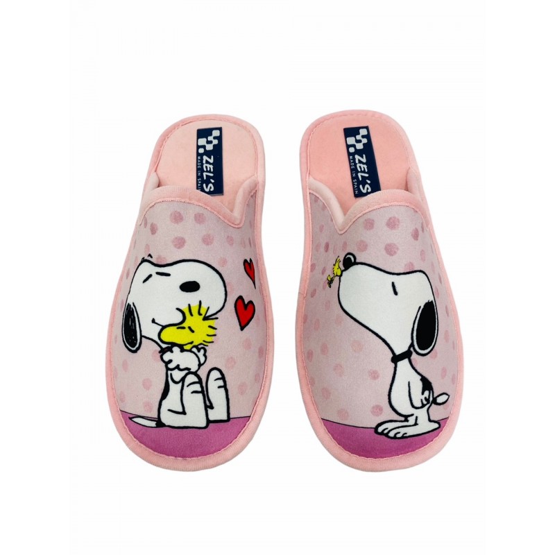 Zapatillas de Casa SNOOPY Color Rosa