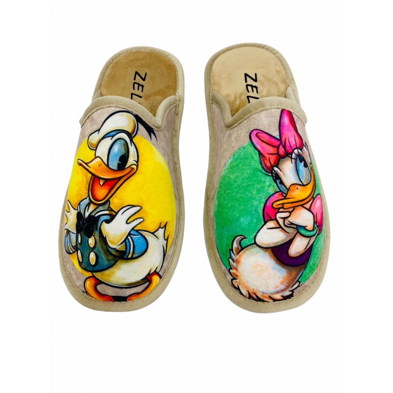 Zapatillas de Casa DISNEY Pato Donald Color Beige