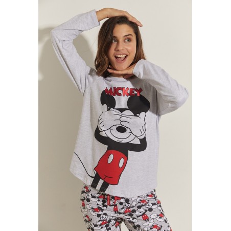 Pyjama Disney Mickey Minnie Pour Femme, Vêtement D'hiver En