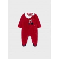 Pijama MAYORAL de Punto Bebé Recién Nacida Color Rojo