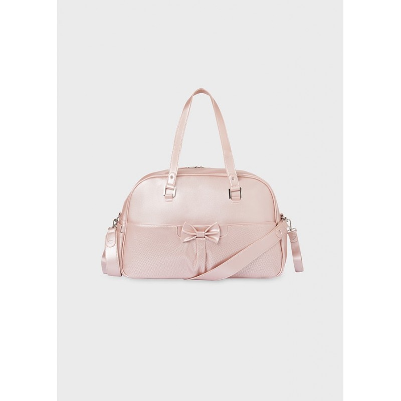 Bolso Maternidad Metalizado MAYORAL Color METALPINK