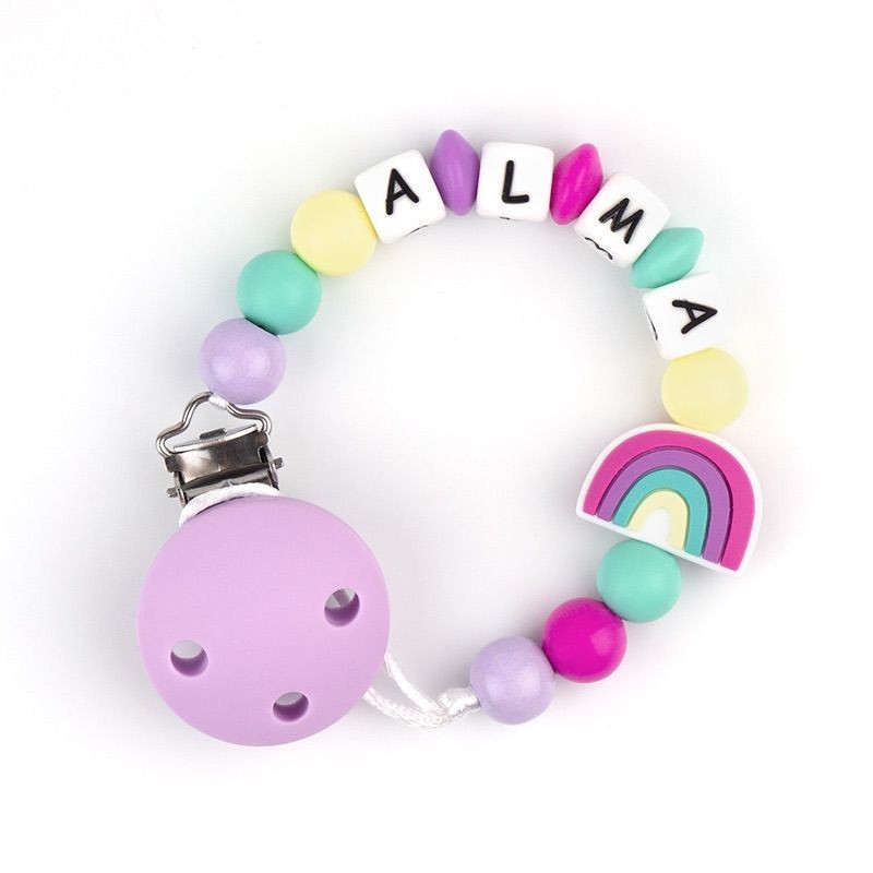 Personalized Silicone Chupete Chain