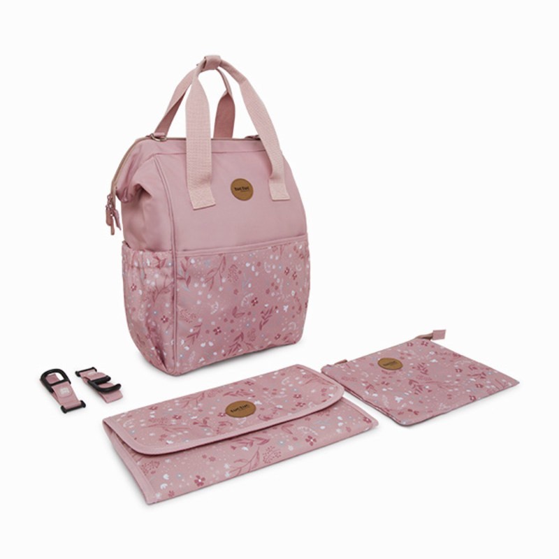 Mochila Maternal Silla Paseo + Cambiador + Neceser TUC TUC Rosa