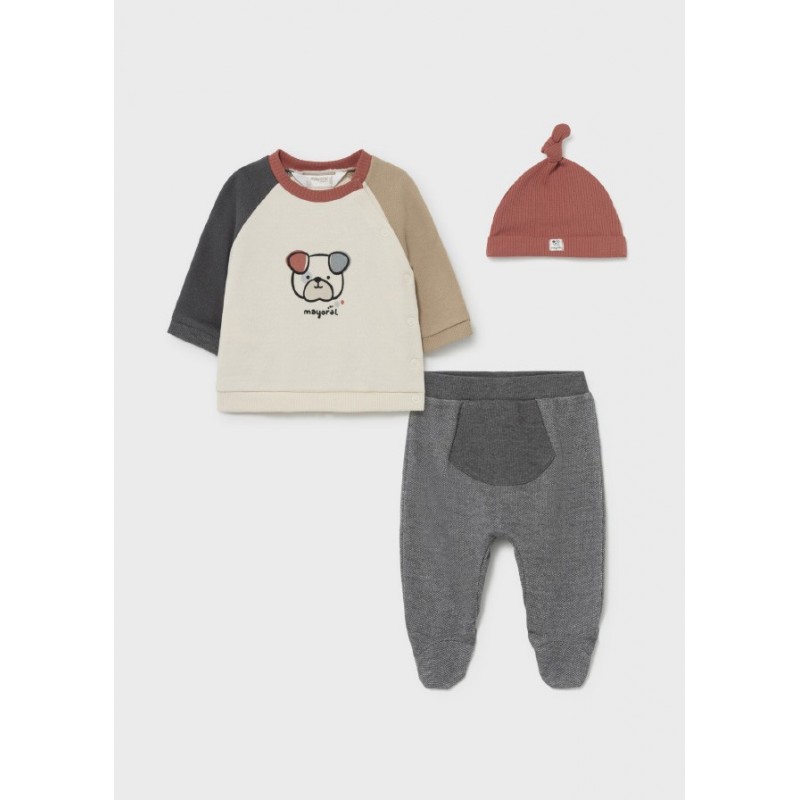 Conjunto MAYORAL polaina ECOFRIENDS recién nacido niño