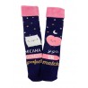 Calcetines Mr Wonderful Mujer Antideslizante Marino