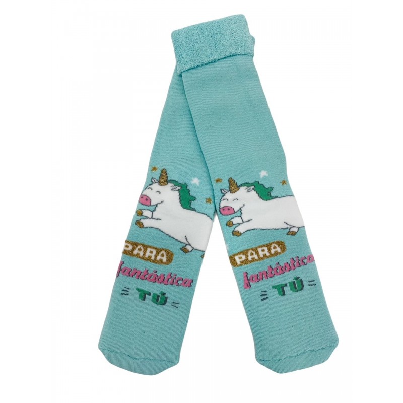 Calcetines Mr Wonderful Mujer Antideslizante Verde