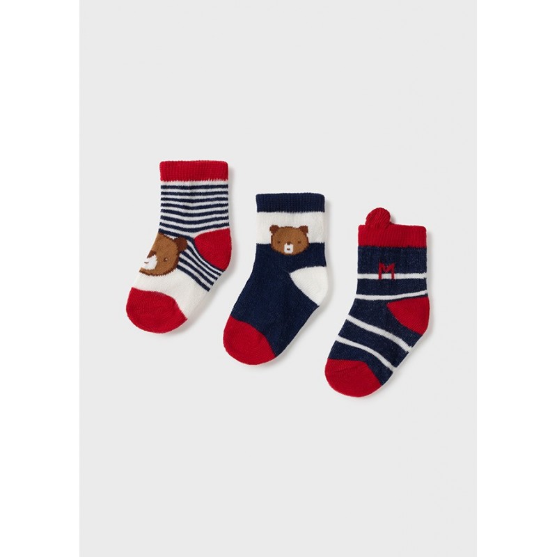 Set 3 Baby Socken MAYORAL Marineblau