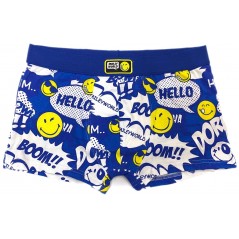 Bóxer SMILEY Homme bleu 2