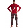 Pijama DISNEY Hombre Invierno GRUÑON Color Rojo