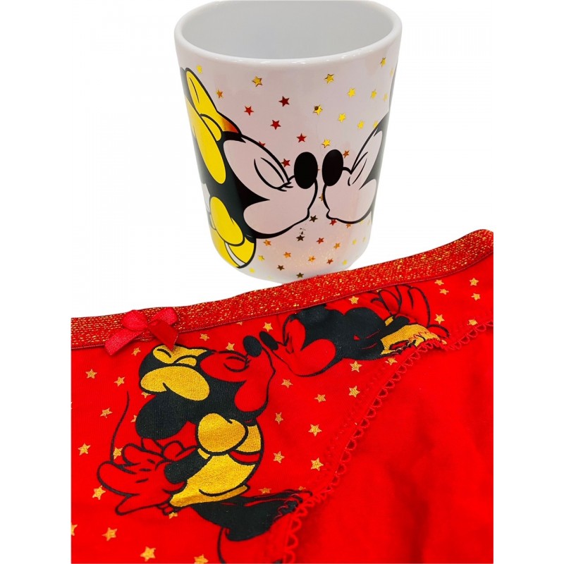 Braga DISNEY Minnie und Mickey Frau Farbe Rot