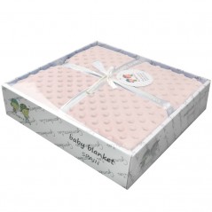 Coperta Pois Rosa 80X110cm 2