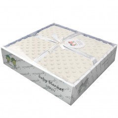 BEIGE Coperta Pois 80X110cm 2