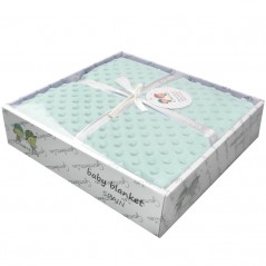 Coperta Pois VERDE 80X110cm 2