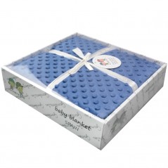 Decke Dots NAVY 80X110cm 2