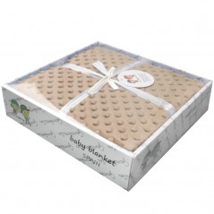 Coperta Pois CAMMELLO 80X110cm 2