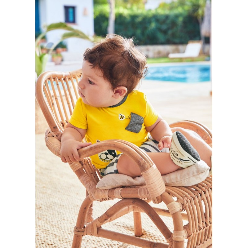 Set MAYORAL 4 pièces Newborn ECOFRIENDS Yellow Boy