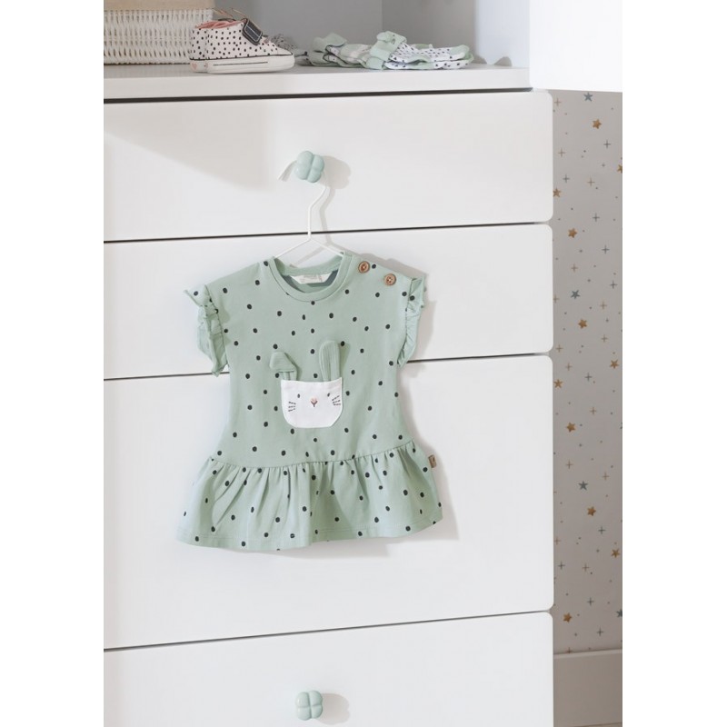 Robe MAYORAL ECOFRIENDS bébé fille couleur Menta