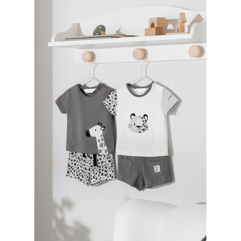 MAYORAL Set 4 pièces ECOFRIENDS newborn baby color Grey