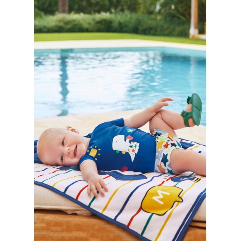 MAYORAL Bambino neonato bagno colore Blu