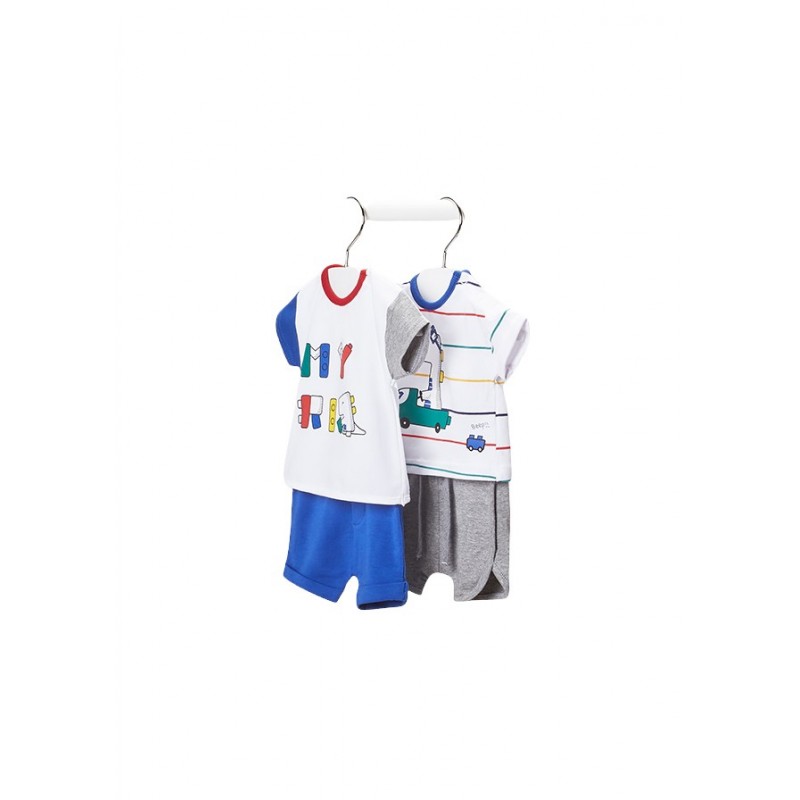 MAYORAL Set 4 pezzi cucitura neonato DINO