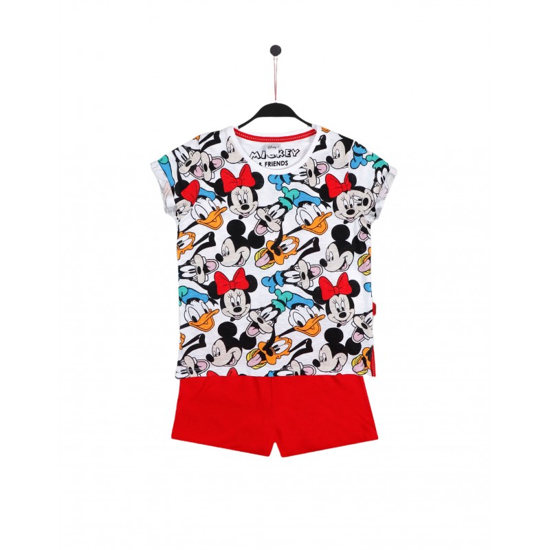 Pejama Summer Girl DISNEY Color White Cotton