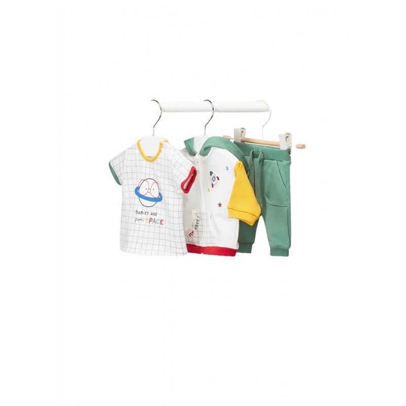 MAYORAL Chándal con camiseta ECOFRIENDS recién nacido Color Trébol