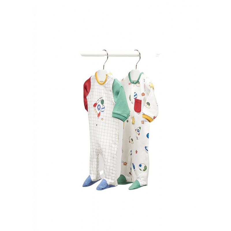 MAYORAL Set 2 pyjamas Newborn couleur coton long Trebol