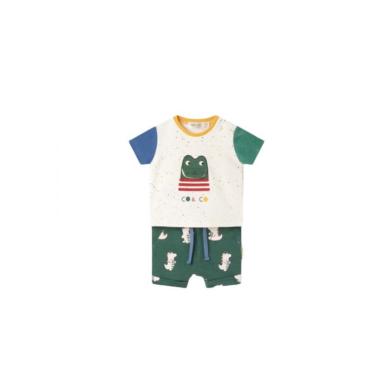 Conjunto MAYORAL pantalón corto punto ECOFRIENDS niño Multicolor