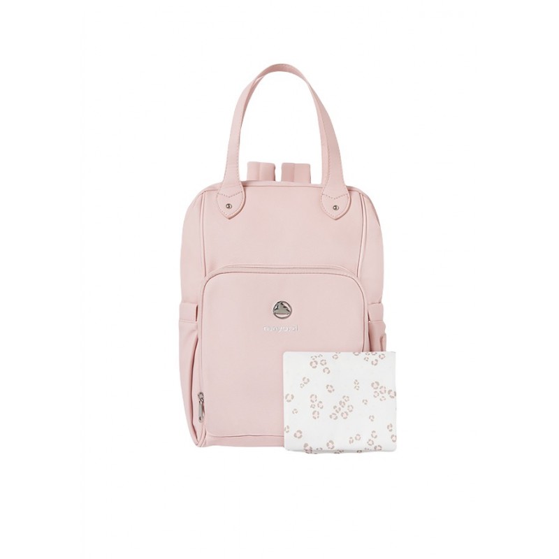 Mochila MAYORAL Polypiel Silla promenade Newborn Couleur rose