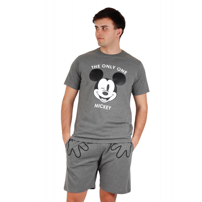 Pyjama Uomo Estate DISNEY Topolino Griglie