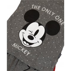 Pejama Summer Girl DISNEY Mickey Mouse Couleur Gris Coton 2