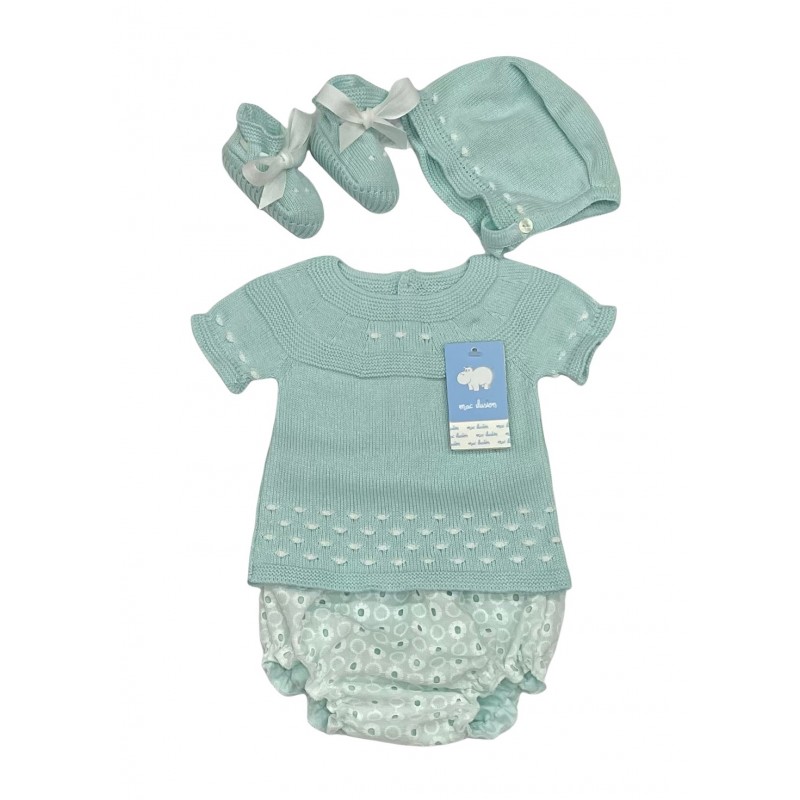 Set 4 pezzi bambino VOILE VIR Color Glacier MAC ILOION