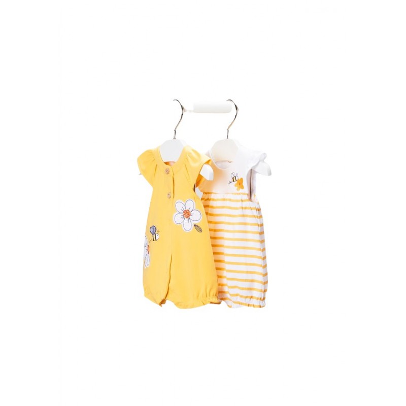 MAYORAL Set 2 Shortpoint Pelles neu geboren ECOFRIENDS Banana Farbe